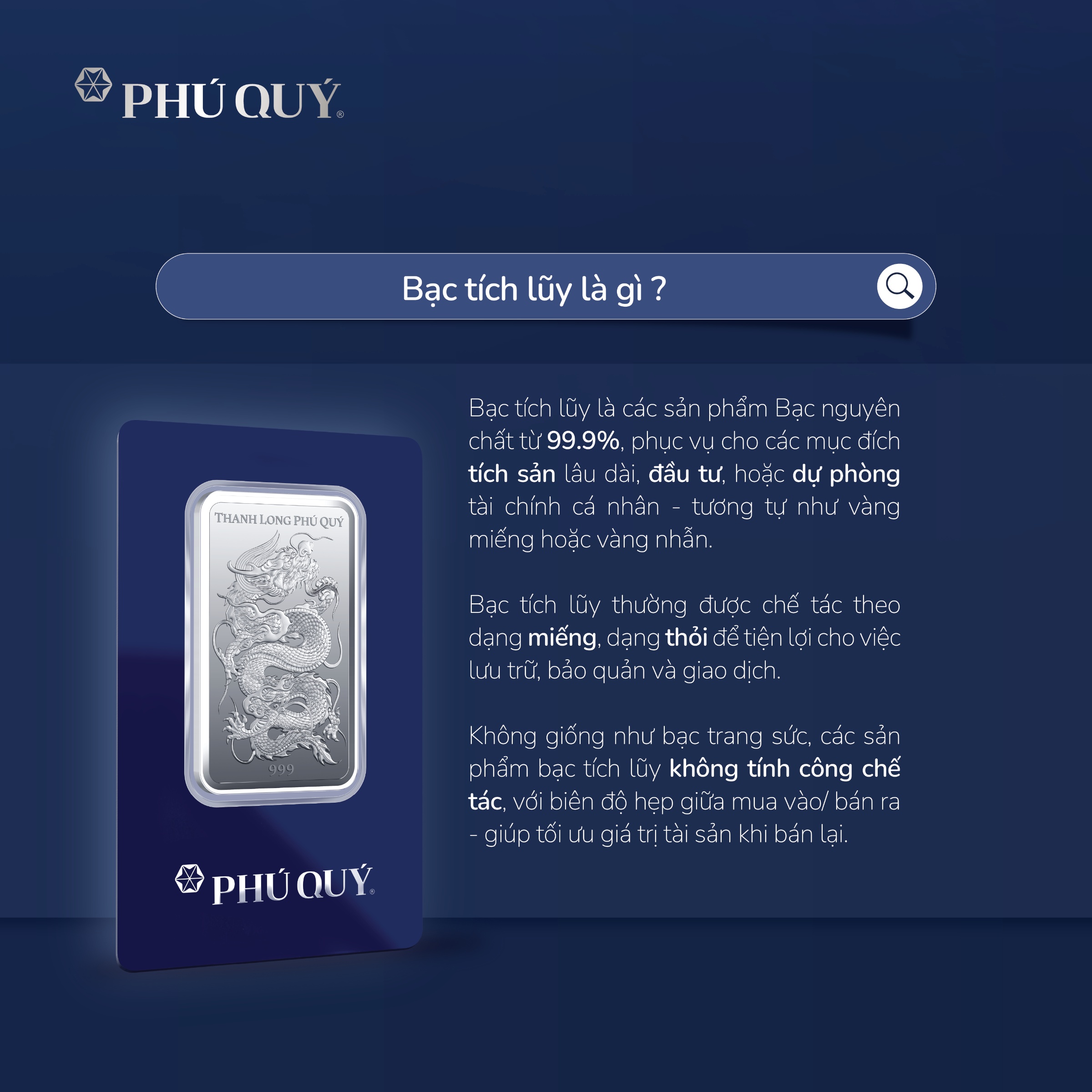 Giải Đáp Thắc Mắc Thường Gặp Về Đầu Tư Bạc Tích Trữ